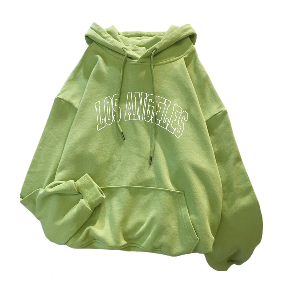 Women Hoodie Hooded Drawstring Loose Pullover Spring Hoodie Sweatshirt for Daily Wear Female Clothing Streetwear