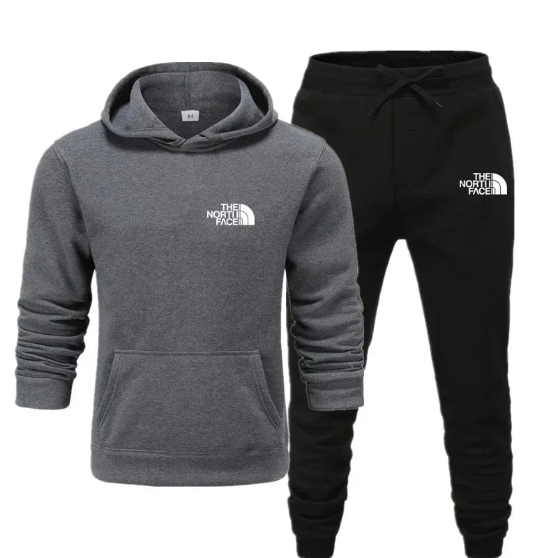 2025 Autumn New print Men's Women Fashion Casual Tracksuits Outdoor Fitness Jogging Hooded Sets Sports Luxury Hoodie+Pants Suit