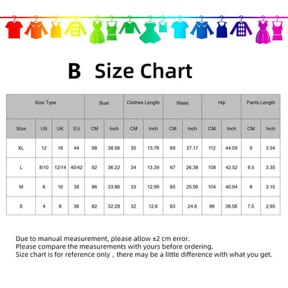 2Pcs/Set Summer Women Top Shorts Suit Backless Heart Print Bow Decor Sleeveless Vest Elastic High Waist Short Pants Lady Outfit