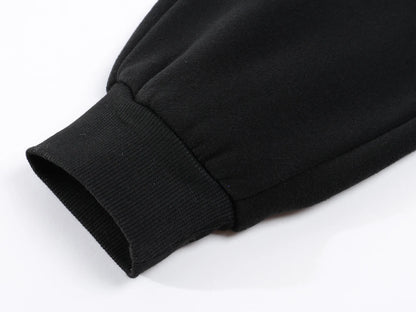 2025 New Men's Autumn And Winter Suit zipper hoodie + trousers suit casual men's sportswear warm suit