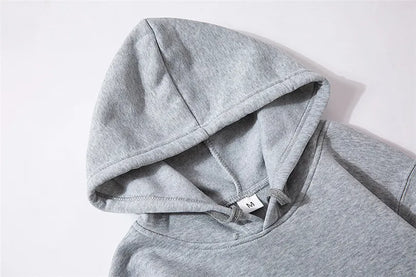 2 Pieces Sets Tracksuit Hooded Men Skull Brand Autumn Winter Sweatshirt +drawstring Pants Male Sport Hoodies Running Sportswear