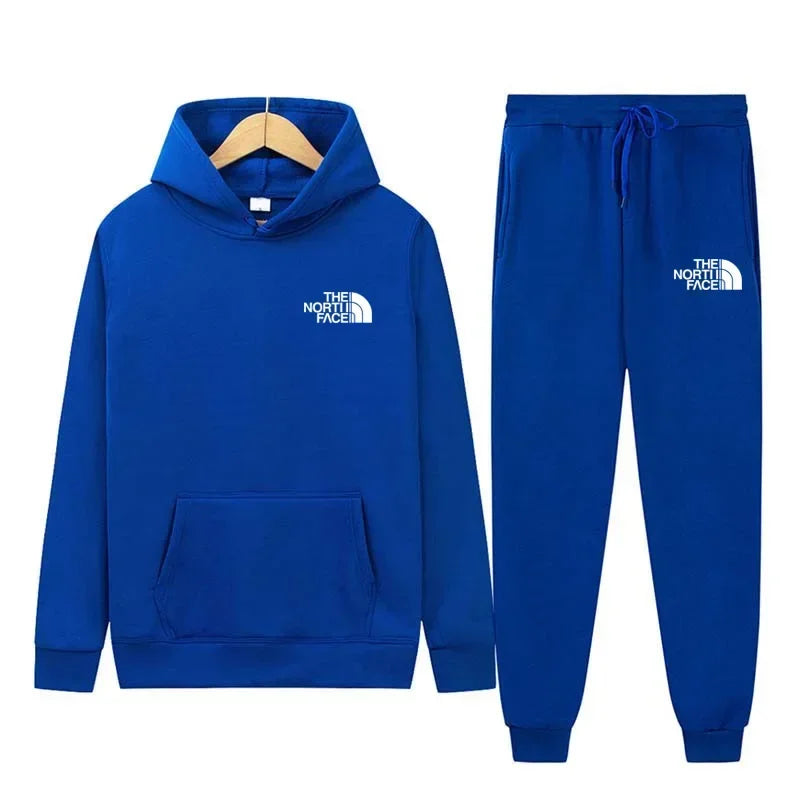 2025 Autumn New print Men's Women Fashion Casual Tracksuits Outdoor Fitness Jogging Hooded Sets Sports Luxury Hoodie+Pants Suit